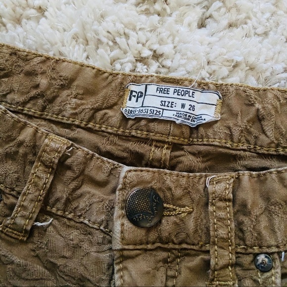 Free People wrinkle argyle low-mid skinny jeans - Picture 5 of 5